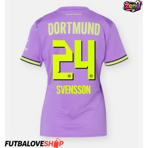 Dres Borussia Dortmund Daniel Svensson #24 Tretina pre Ženy 2026-27 Krátky Rukáv